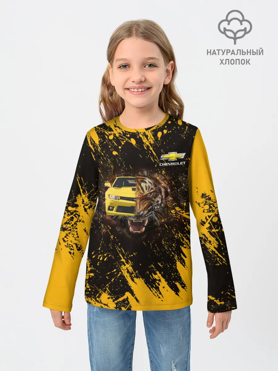 Детский лонгслив / Chevrolet