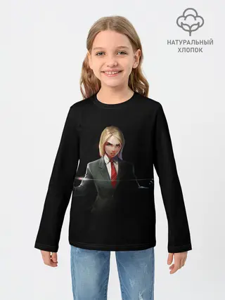 Детский лонгслив / Hitwoman