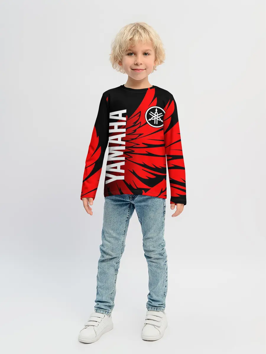 Детский лонгслив / YAMAHA / ЯМАХА / МОТОСПОРТ