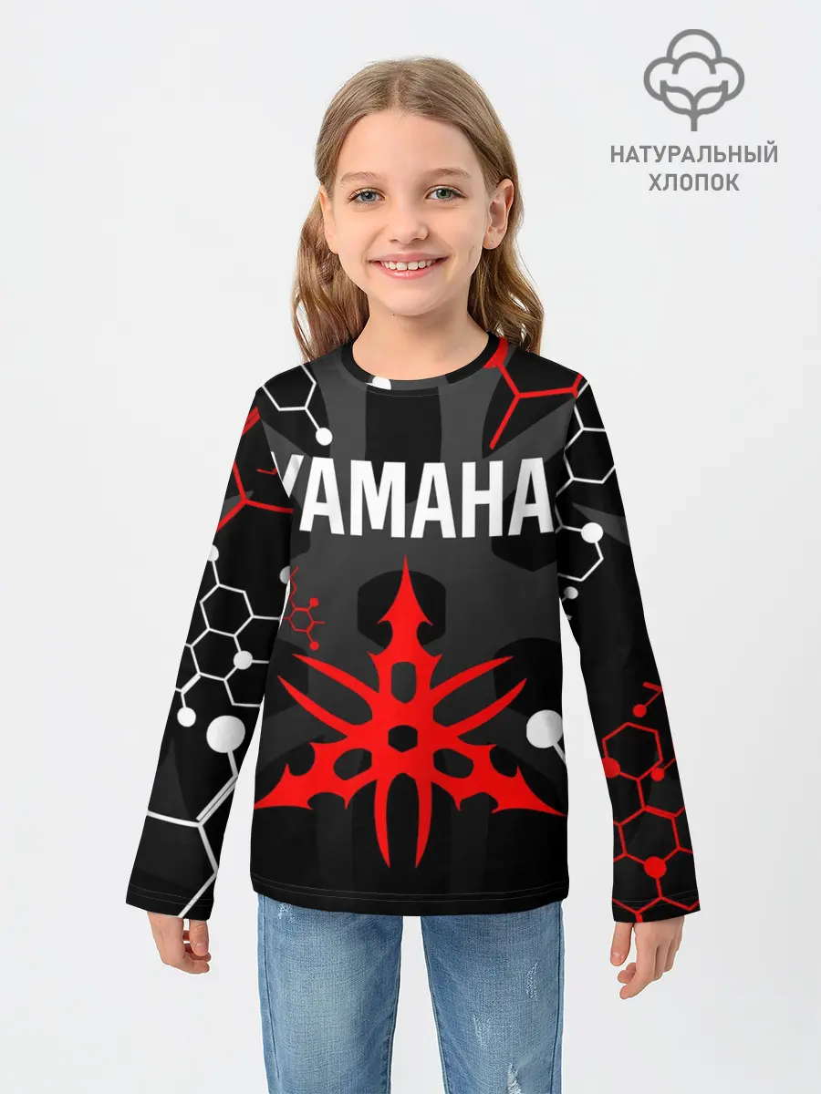 Детский лонгслив / YAMAHA / ЯМАХА / МОТОСПОРТ