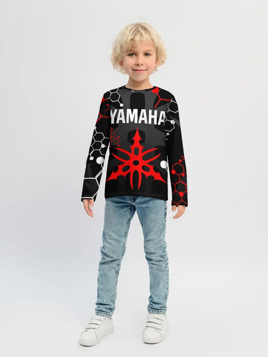 Детский лонгслив / YAMAHA / ЯМАХА / МОТОСПОРТ