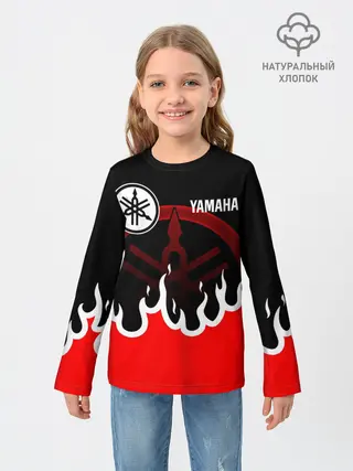 Детский лонгслив / YAMAHA / ЯМАХА / МОТОСПОРТ