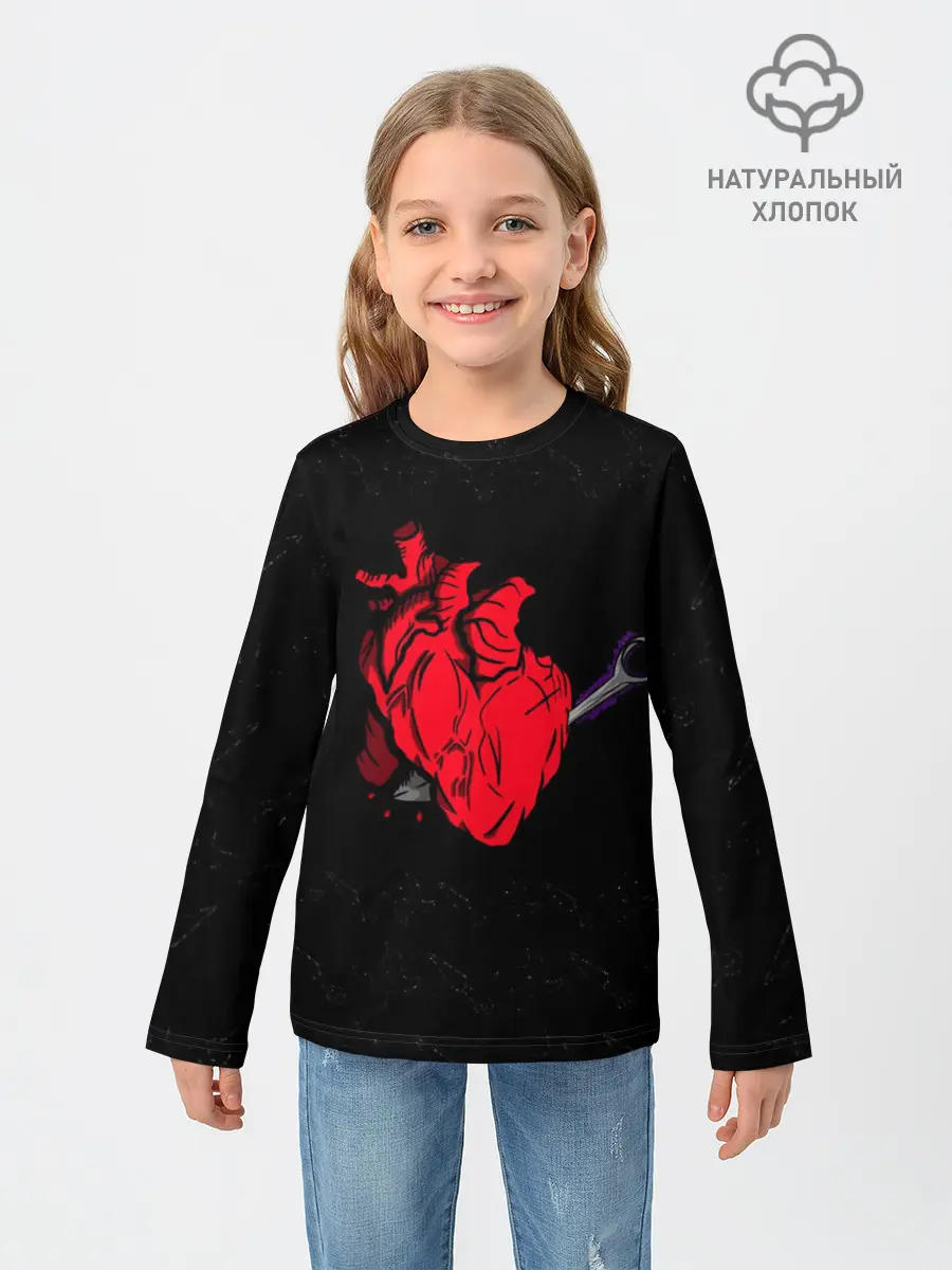 Детский лонгслив / Ninja