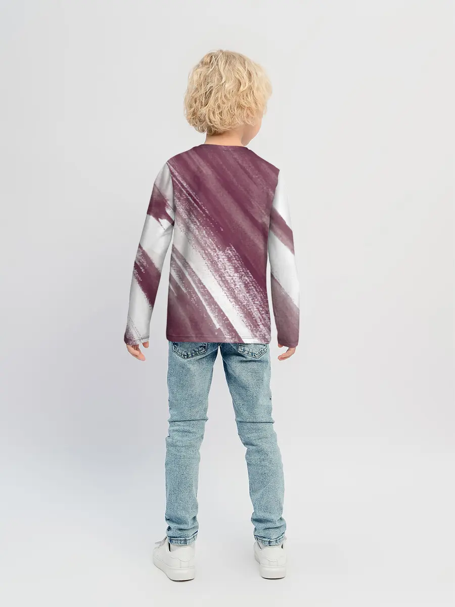 Детский лонгслив / Аста Либе Чёрный клевер