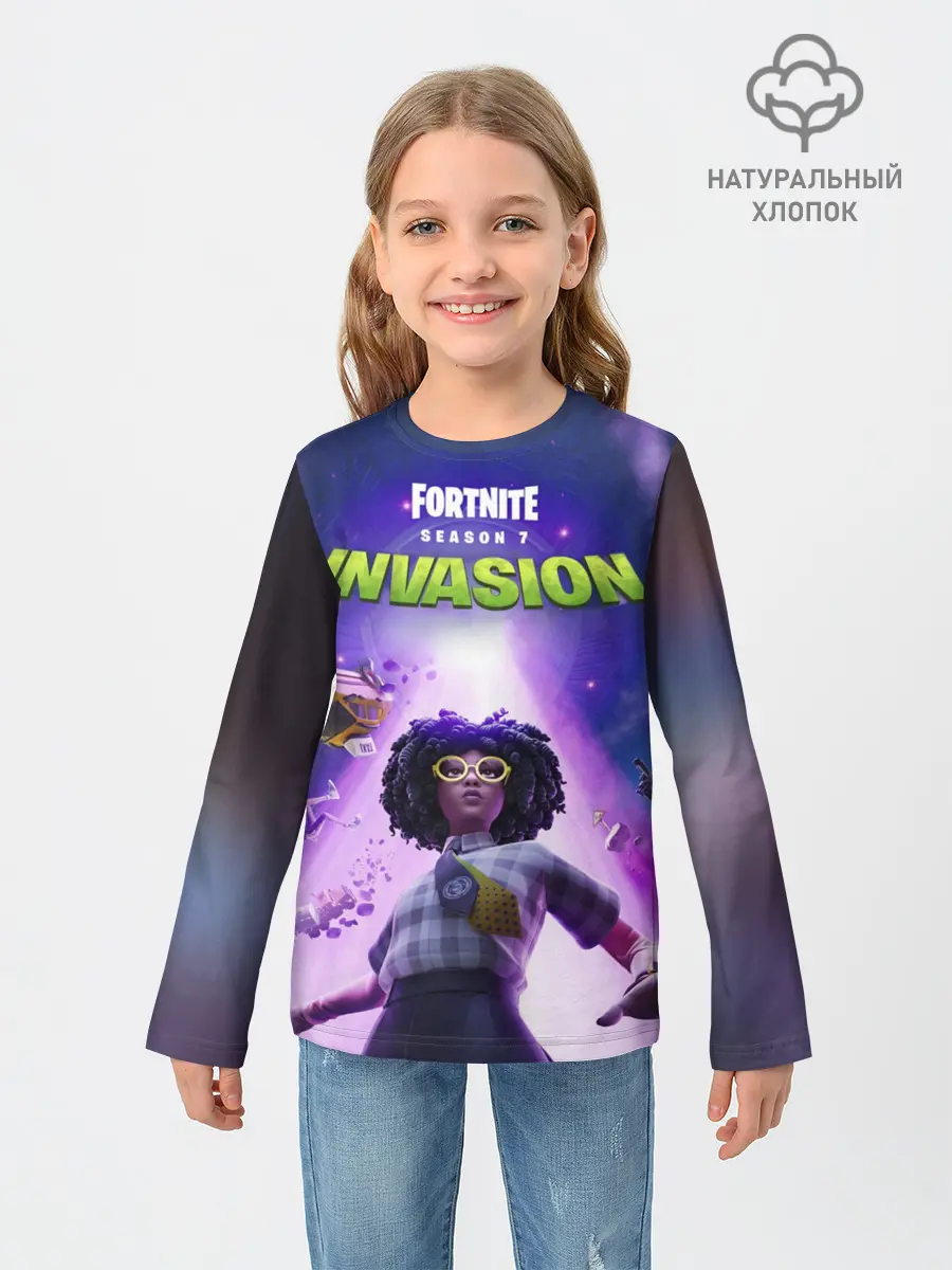 Детский лонгслив / FORTNITE 7 СЕЗОН 2 ЧАСТЬ