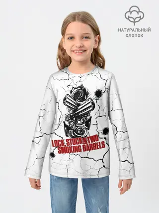 Детский лонгслив / Lock, money, two barrels $$$