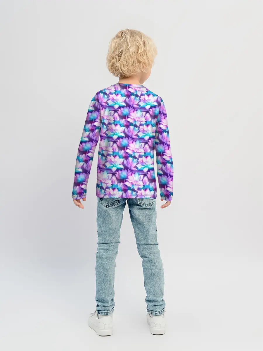 Детский лонгслив / Лотос