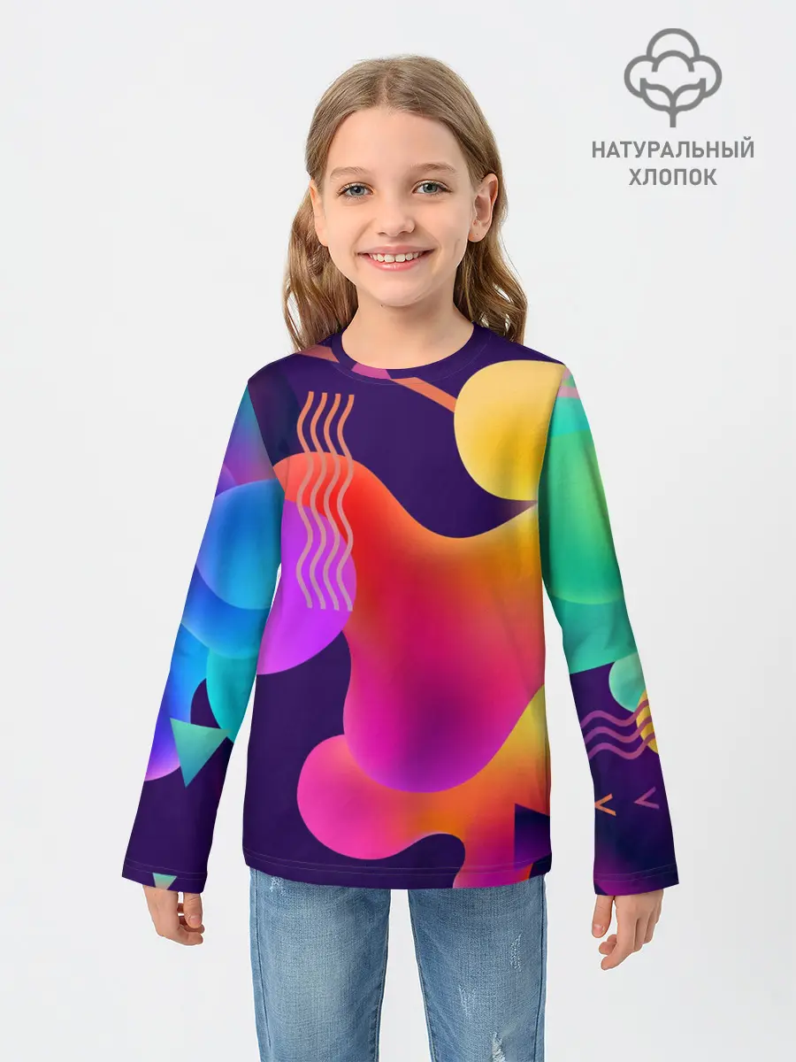 Детский лонгслив / Rainbow T-Shirt