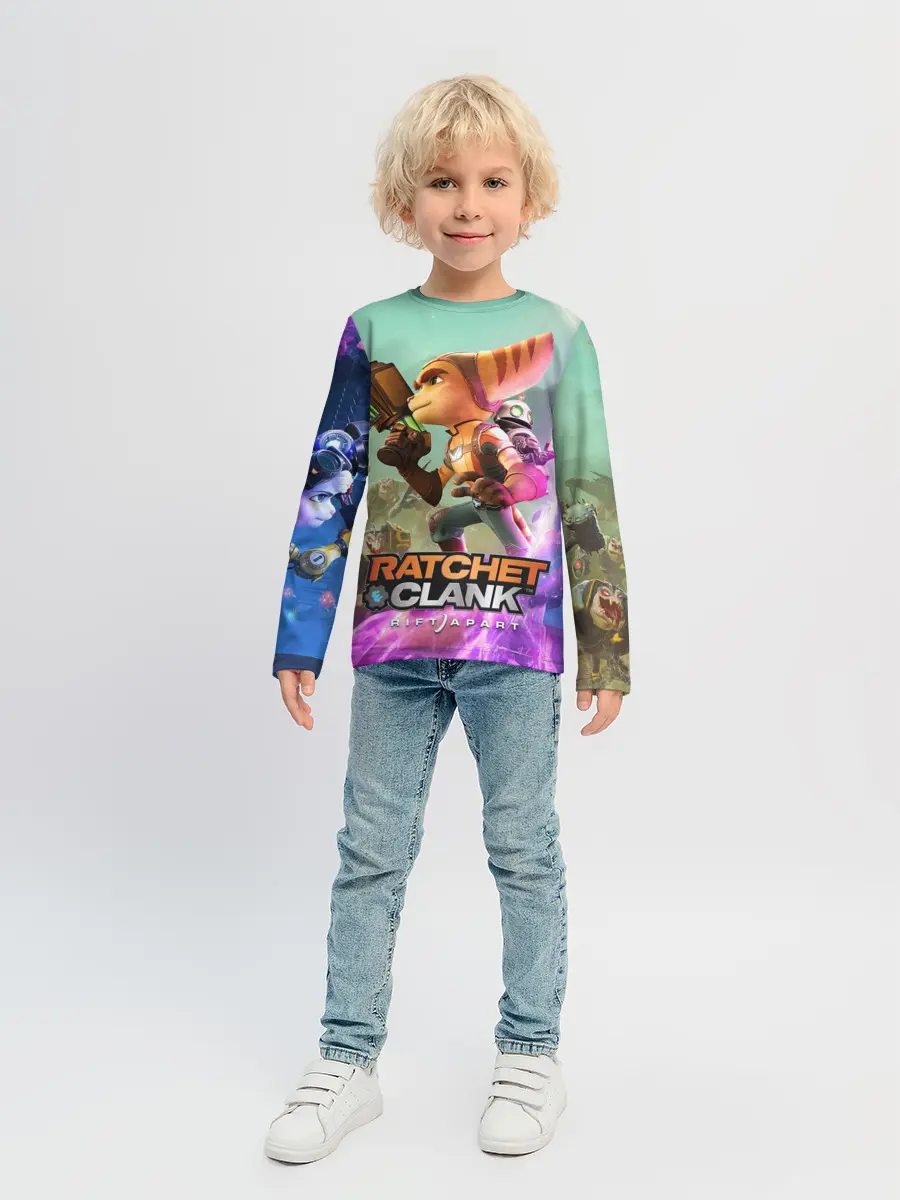 Детский лонгслив / Ratchet & Clank: Rift Apart