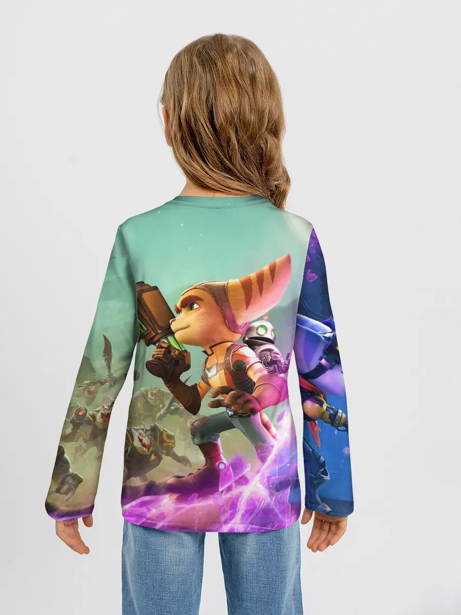 Детский лонгслив / Ratchet & Clank: Rift Apart