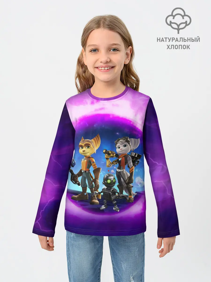 Детский лонгслив / Ratchet & Clank 2 Rift Apart