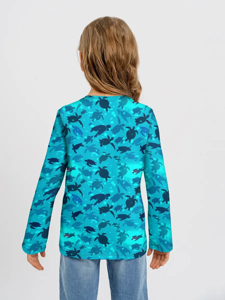 Детский лонгслив / Черепашки