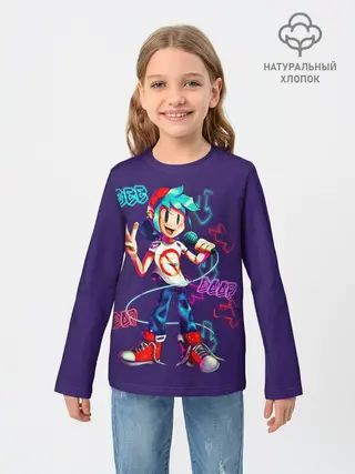 Детский лонгслив / фридей найт фанкин парень