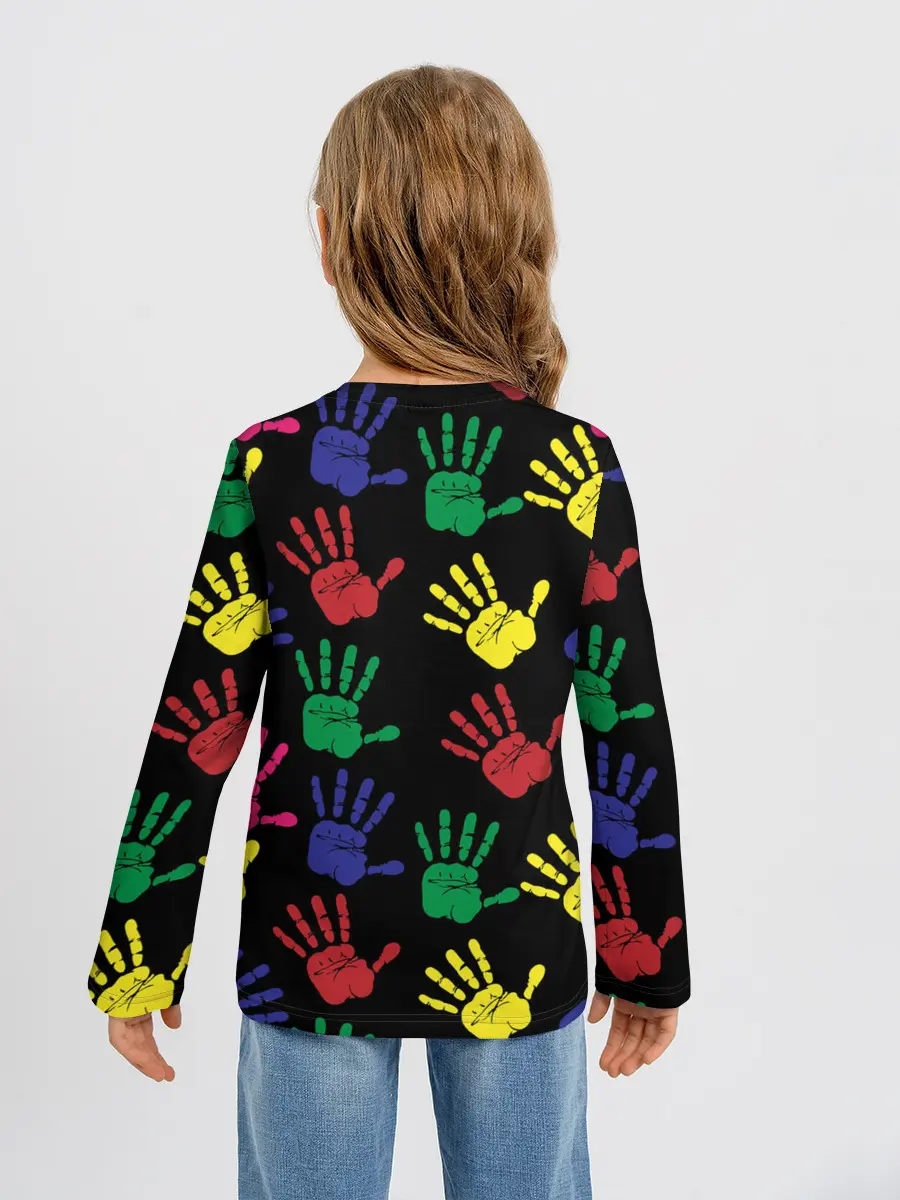 Детский лонгслив / Dont touch / Не трогать