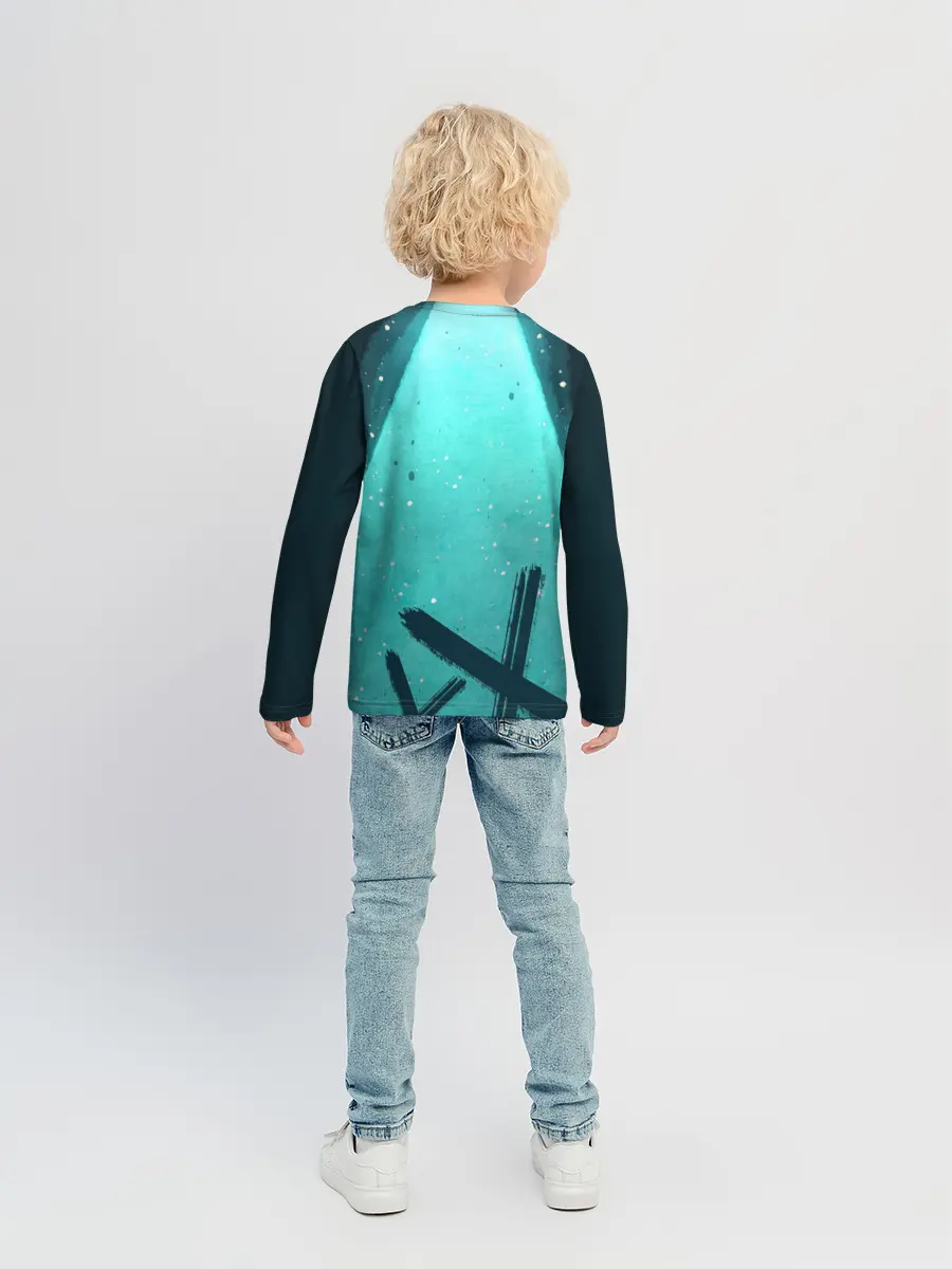 Детский лонгслив / Fox Mulder and Dana Scully