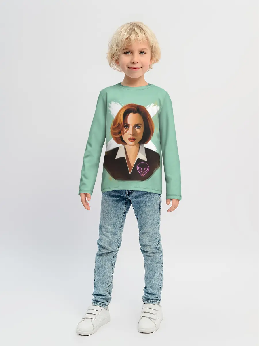 Детский лонгслив / Дана Скалли