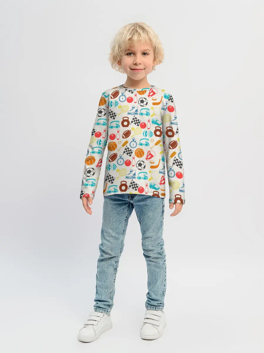 Детский лонгслив / Спорт