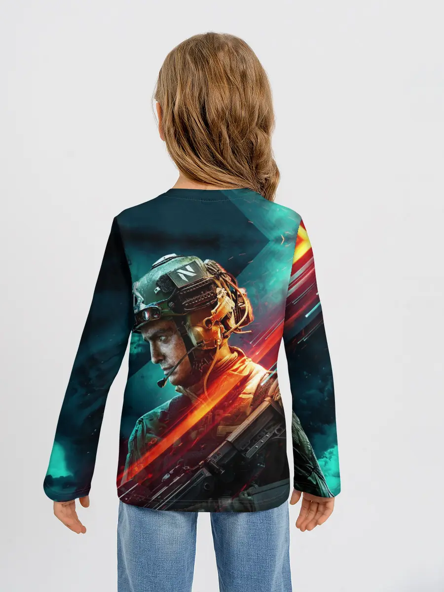 Детский лонгслив / Battlefield 2042 Soldier