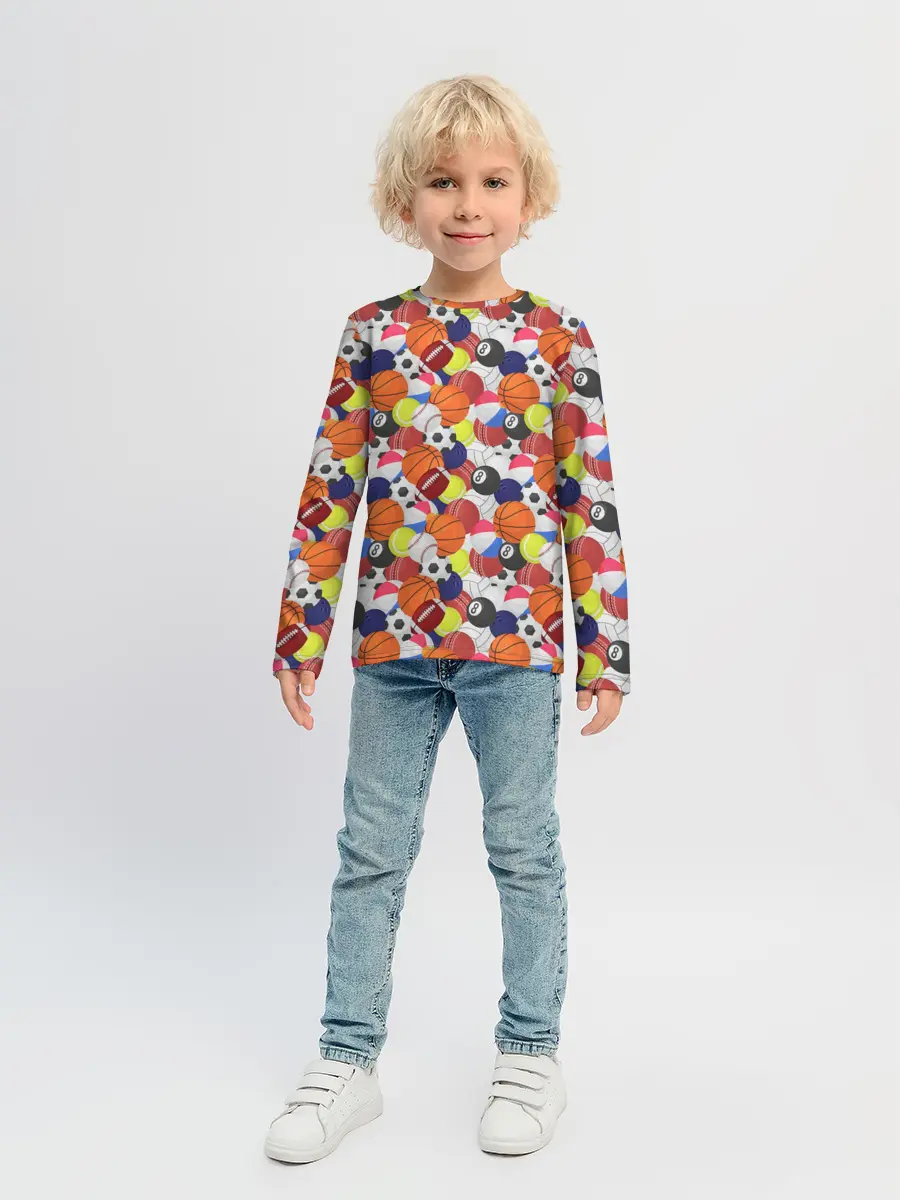Детский лонгслив / Спорт