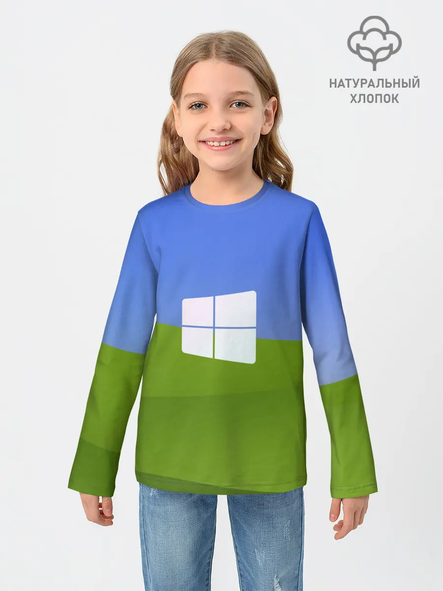 Детский лонгслив / W10