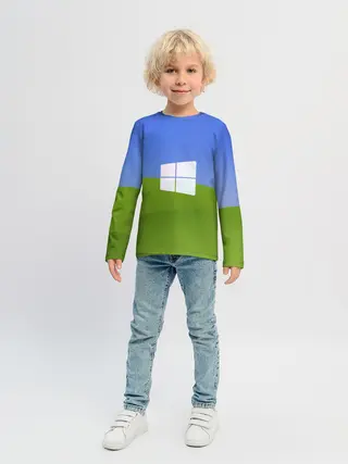 Детский лонгслив / W10