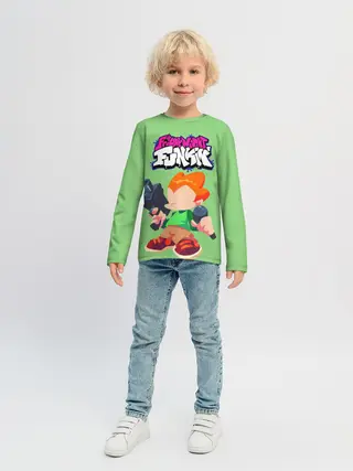 Детский лонгслив / FNF Pico