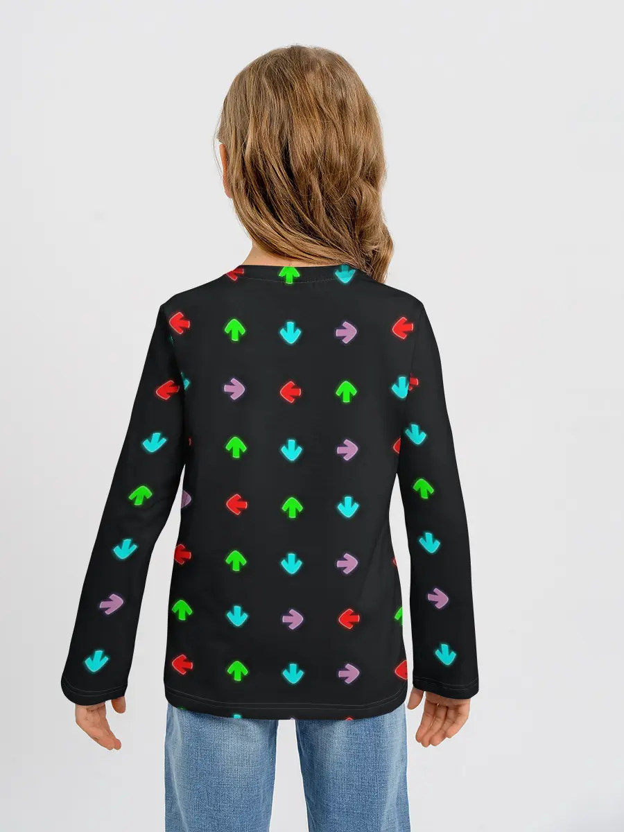 Детский лонгслив / Friday night funky arrows