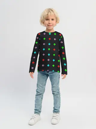 Детский лонгслив / Friday night funky arrows