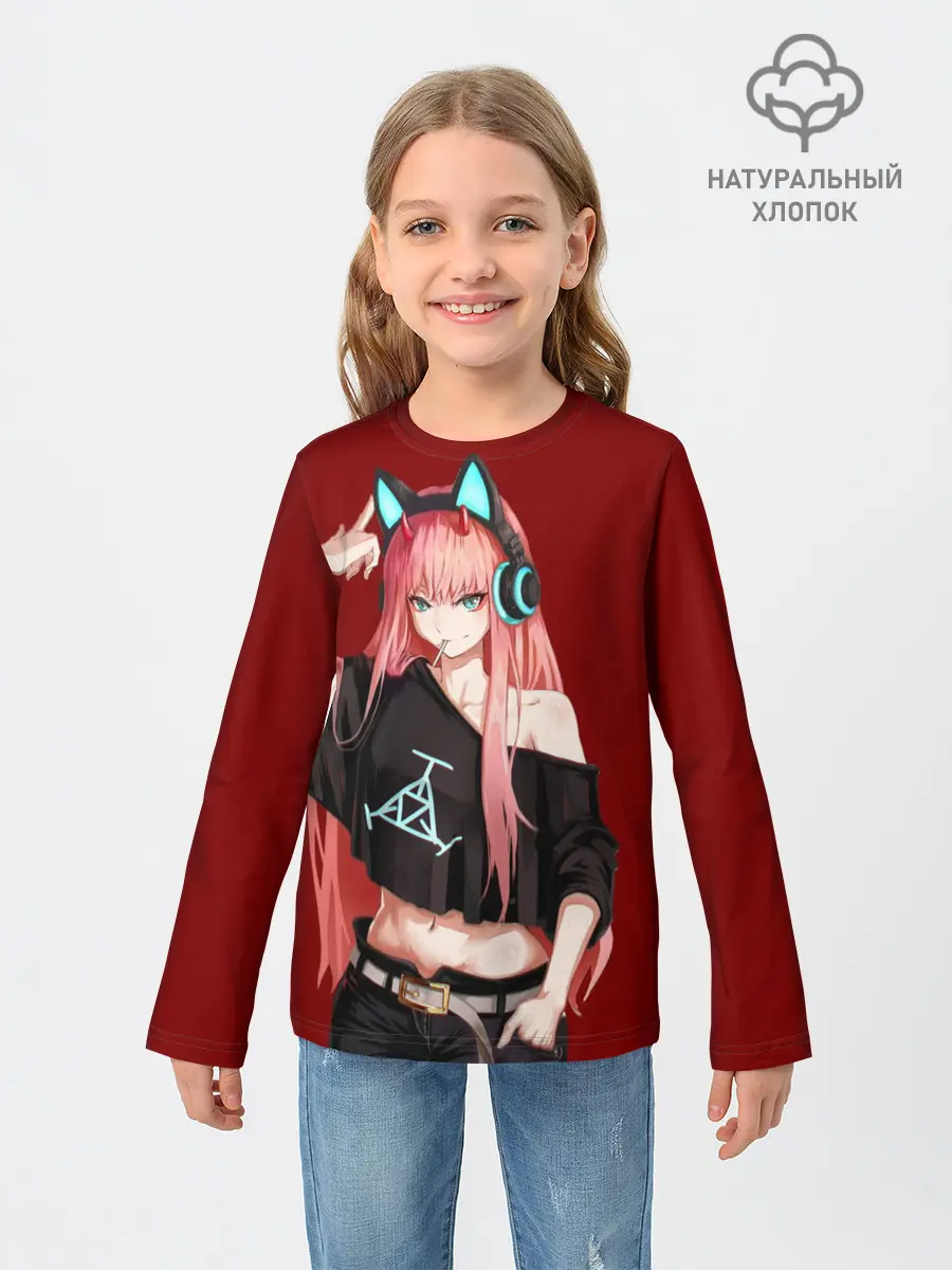 Детский лонгслив / Стримерша