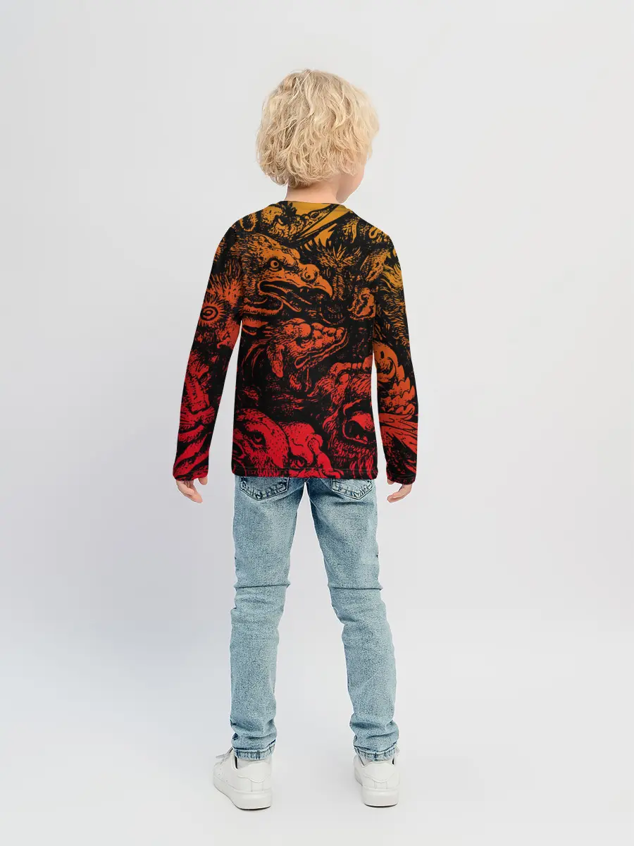 Детский лонгслив / Grotesque animals
