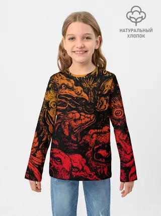 Детский лонгслив / Grotesque animals