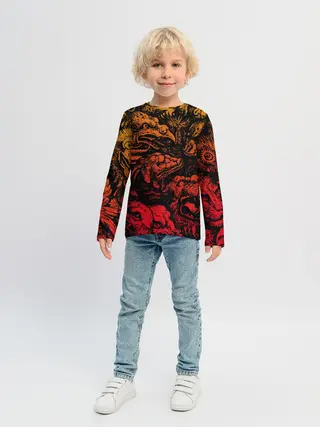 Детский лонгслив / Grotesque animals