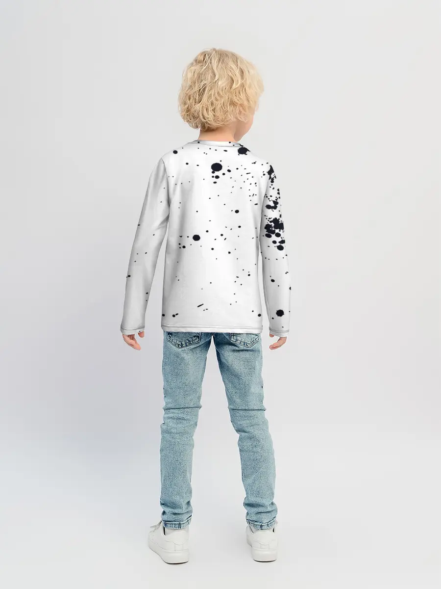 Детский лонгслив / Шоё Хината с крыльями Haikyuu!!