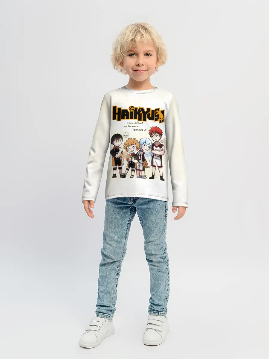 Детский лонгслив / Старшая Карасуно | Академия Шираторизава
