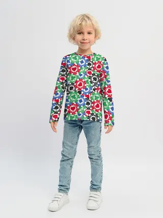 Детский лонгслив / Покер