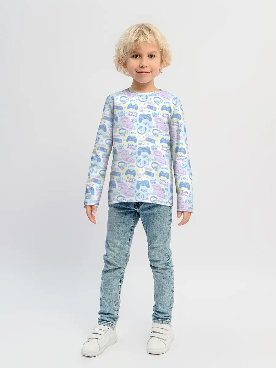 Детский лонгслив / Игры