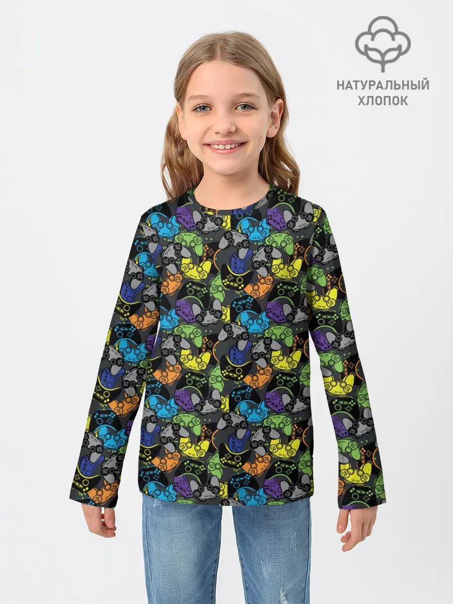 Детский лонгслив / Геймер