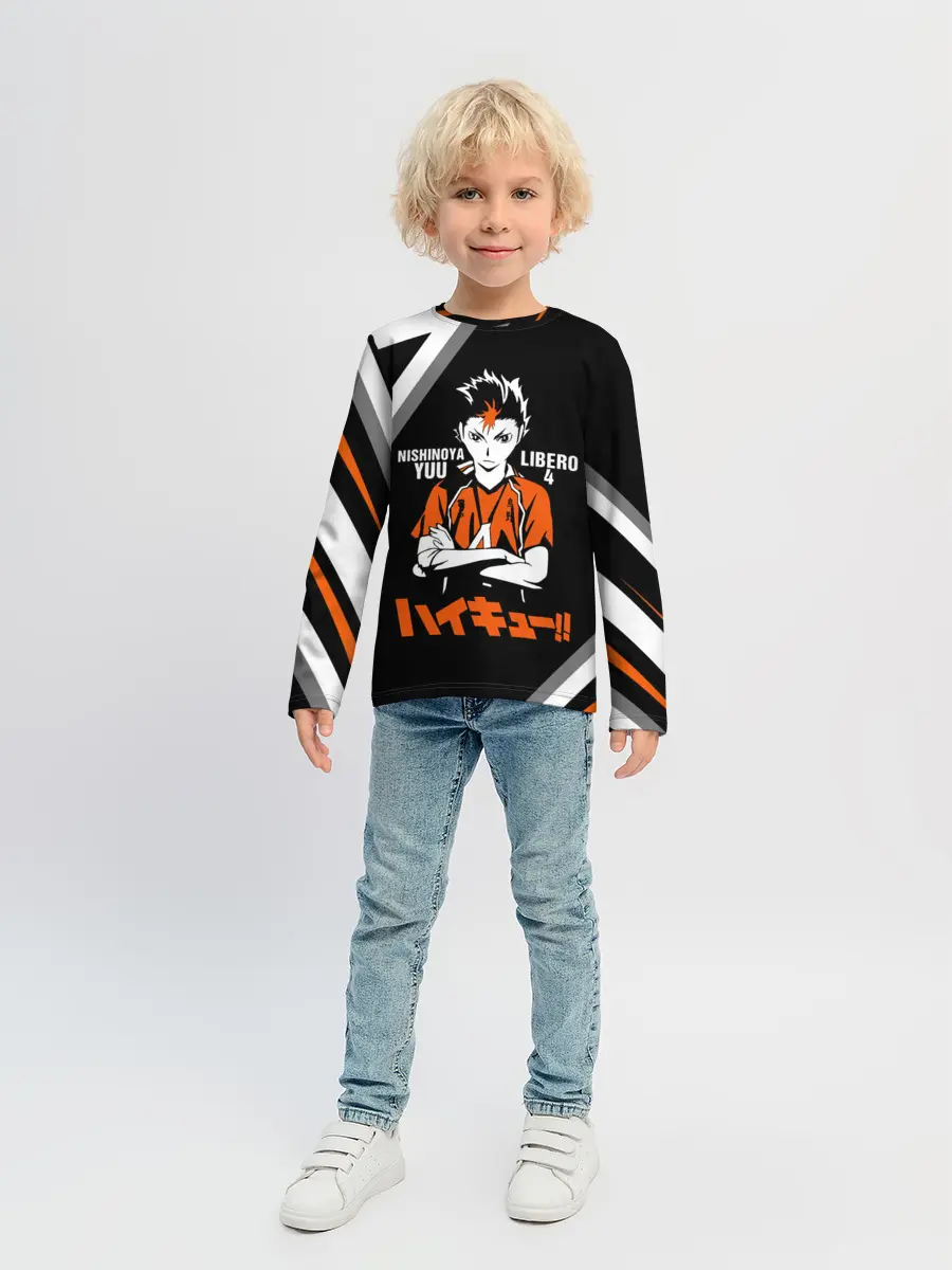 Детский лонгслив / Nishinoya Yuu | Haikyuu!!