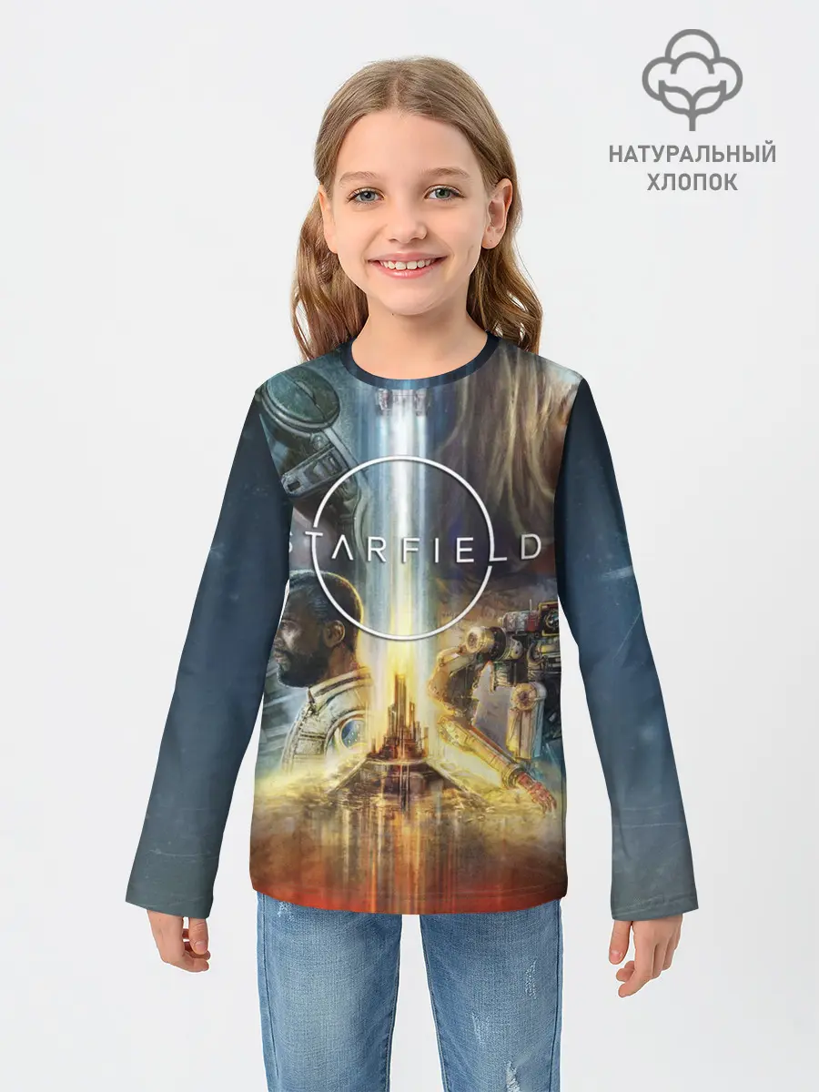 Детский лонгслив / Starfield Обложка