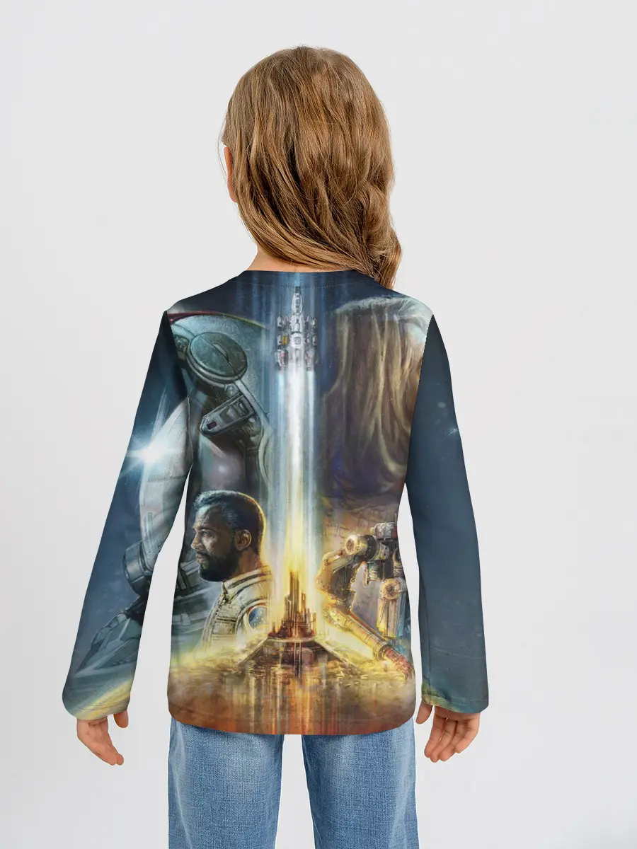 Детский лонгслив / Starfield Обложка