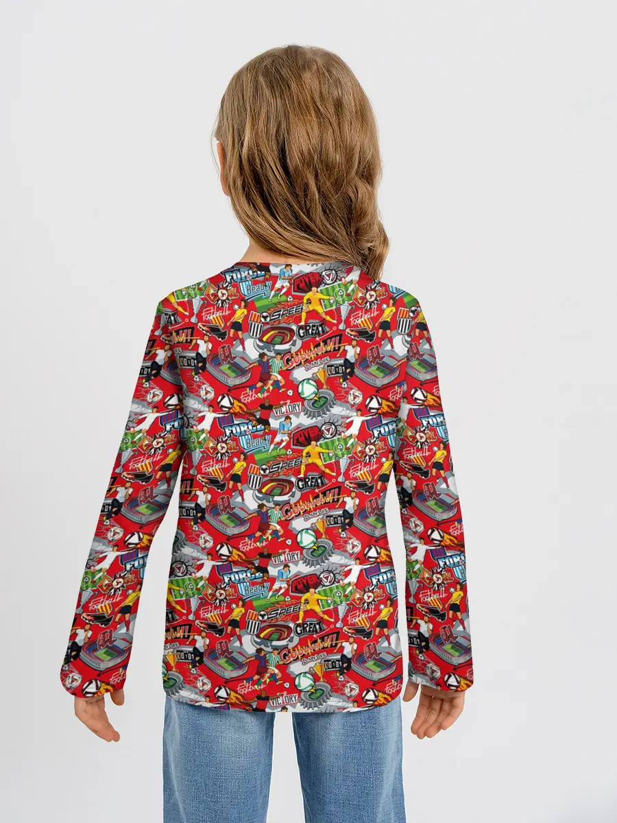 Детский лонгслив / Футбол