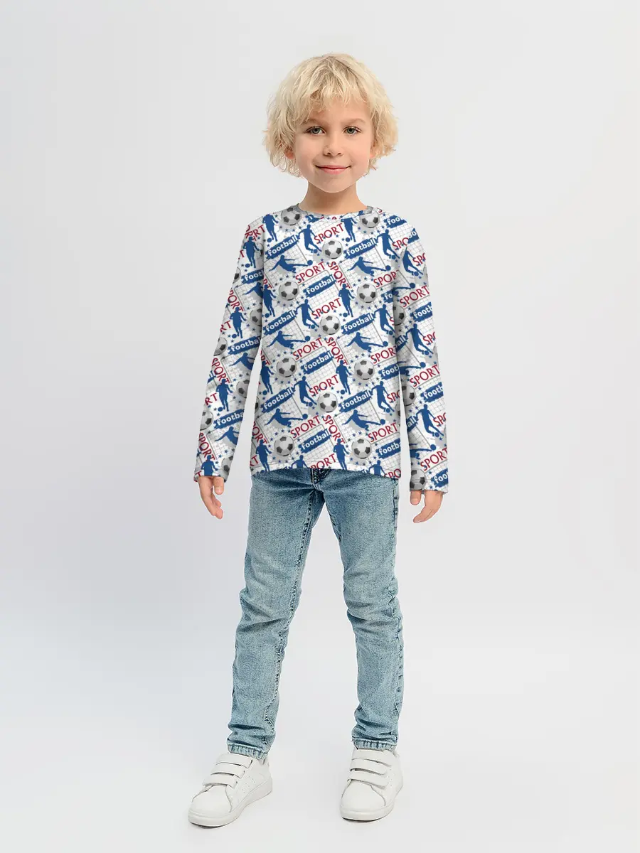 Детский лонгслив / Football