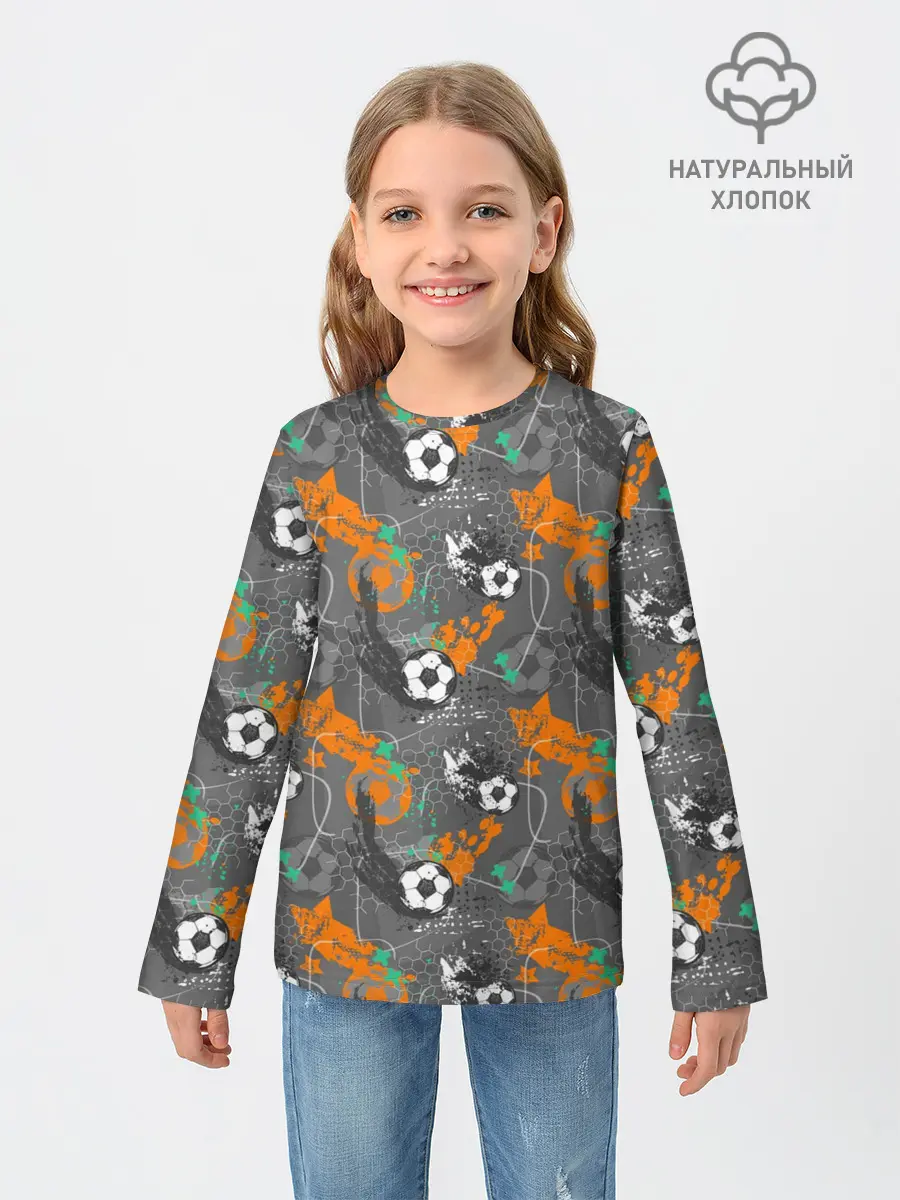 Детский лонгслив / Football