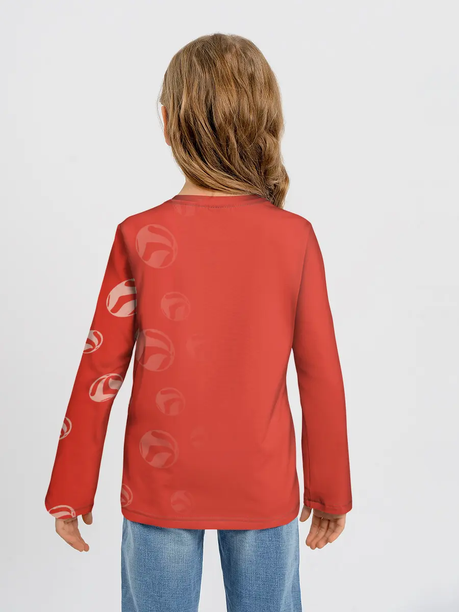 Детский лонгслив / Команда Некома в кармане Haikyu!!