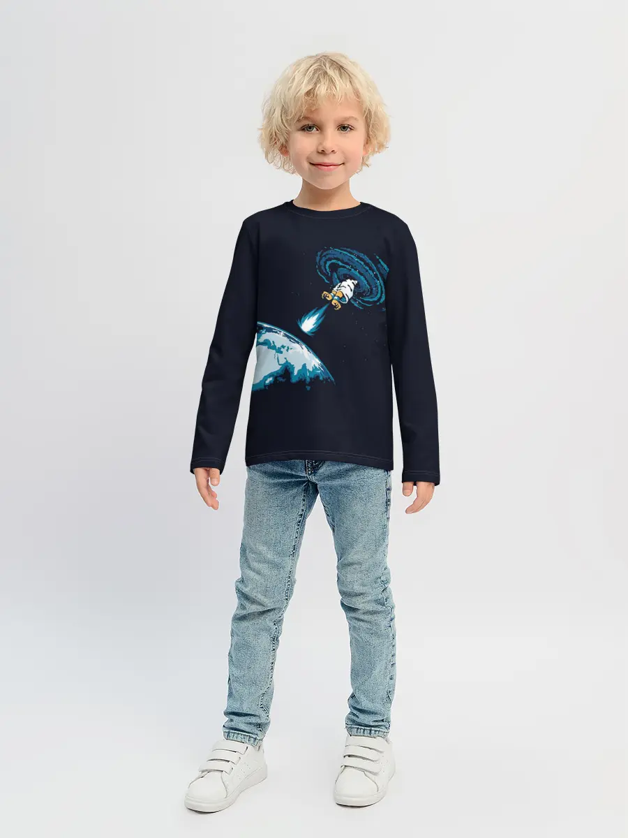 Детский лонгслив / Небесный хадукен