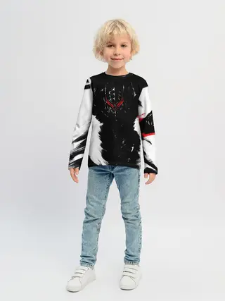 Детский лонгслив / БЕРСЕРК ч/б