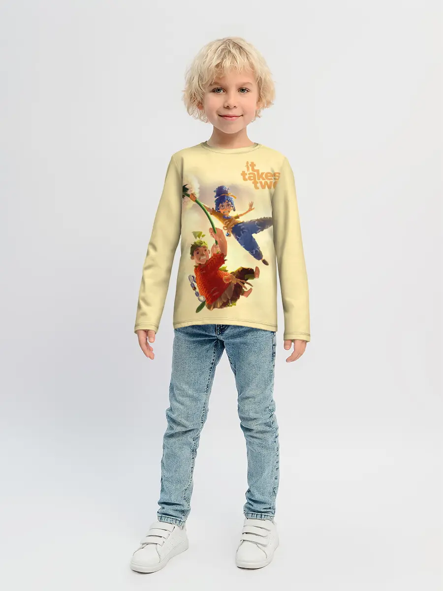 Детский лонгслив / It Takes Two