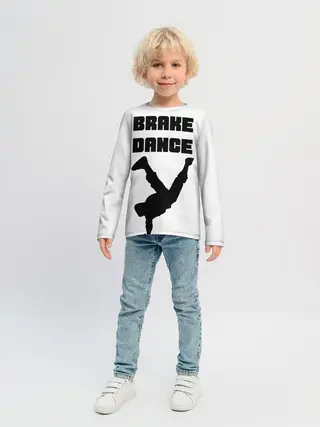 Детский лонгслив / Brake Dance