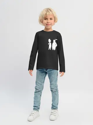 Детский лонгслив / It Takes Two. Silhouette