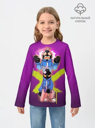 Детский лонгслив / whitty граффити